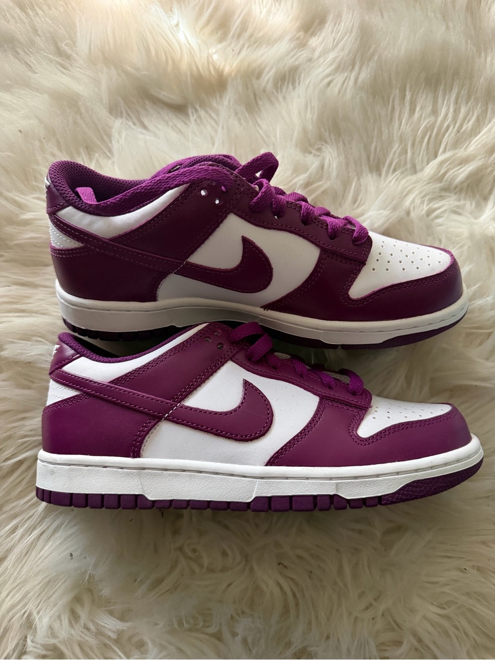 Nike Dunk Low GS 'Viotech White' Purple & Sneakers. Sz 6 NEW